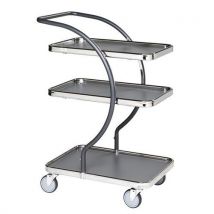 Carro de plataformas em metal C-Line - Capacidade de 120 kg