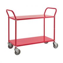 Carro de cor com 2 plataformas metálicas - Capacidade de 250 kg