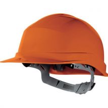 Capacete Zircon1 Laranja - EPI - Polietileno Alta Densidade - Ajustável 53-63cm - EN 397 - Delta Plus