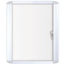 Vitrina de interior Mastervision - Fundo em alumínio - Porta de segurança em vidro