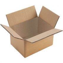 Caixa de Cartão Canelado Duplo 400x300x300mm - 36L - Reciclável e Reciclado - Manutan Expert
