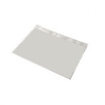 500 Unidades de Envelope porta-documentos - Papel kraft branco - Sem impressão