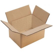 Caixa de Cartão Canelado Duplo 600x300x300mm - 54L - Reciclável 100% - Ideal para Envio - Manutan Expert