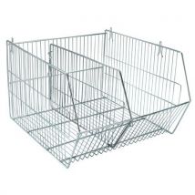Cesto Empilhável Aço Zincado 96x70x50cm - 70L 70kg - Reciclável - Sameto Technifil