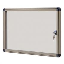Vitrina de exterior Alcor - fundo em alumínio - porta em plexiglas