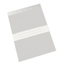 1000 Saquetas zip fitas brancas 50 μm - Manutan