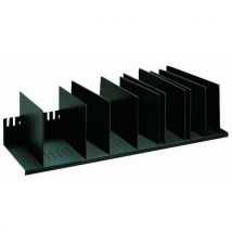 Classificador vertical com divisórias amovíveis para armários - Preto - Paperflow
