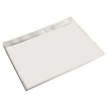 1000 Unidades de Envelope porta-documentos - Papel kraft branco - Sem impressão