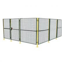Divisória de proteção de máquina - Painel rede - Altura 1,6 m