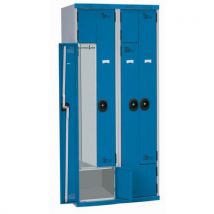 Cacifos com base e porta em L - 1 e 2 colunas de 400 mm de largura - Acial