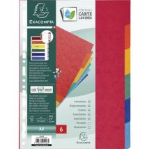 Separadores de cartão lustrado, 225 g