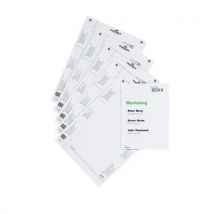 10 Placa de inserções em papel Bristol para placa de porta Infosign - A5 - Durable