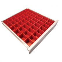 Kit de compartimentação para gaveta - Plástico - 48 caixas