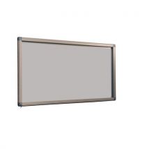 Vitrina de exterior Antares de estilo italiano - fundo em alumínio - porta em vidro de segurança
