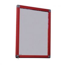Vitrina de exterior Antares de estilo italiano - fundo em alumínio - porta em vidro de segurança