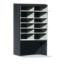 Armário de triagem para correio - 2 colunas - Paperflow