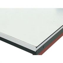 Bancada de laboratório modular - Vidro esmaltado - Sem estrutura traseira