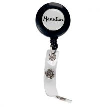 Enrolador para crachá – manutan, - Manutan