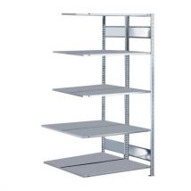 Schulte - Elemento adicional easy-fix de dupla face de 2000x1000x500 galvanizado,