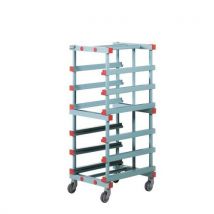 Lean Management - Carro para Caixas Plástico 660mm - 6 Caixas - 180kg - Rea Kunststof