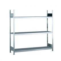 Estante de grandes dimensões Easy-Fix Plus - prateleiras galvanizadas