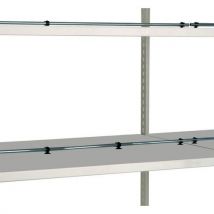 Prateleira Aristo-Clip 1000x600mm Aço Cinza Claro Carga 150kg Zincada - Schulte
