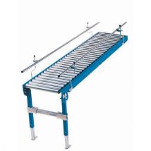 Transportador gravítico TRS com rolos em aço Ø 60 mm - Somefi