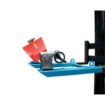 Basculador de manivela e corrente para bidões - capacidade de 300 kg