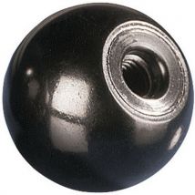 10 Botão esfera - Com inserção de rosca interior