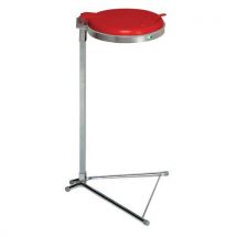 Suporte para saco de lixo com tampa - 120 l