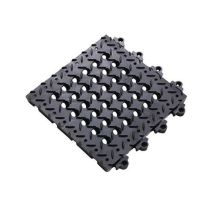 Plataforma Antifadiga Gradeada PVC Preto 30x30cm - Uso Intensivo Antiderrapante - Notrax