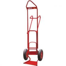 Porta-cargas para garrafas com possibilidade de alongamento - Rodas pneumáticas - Capacidade de 250 kg