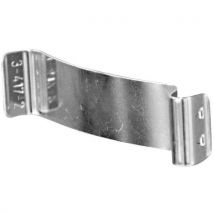 UTZ - Porta-etiquetas em metal zincado amarelo com 19 mm de largura,