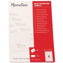 Etiquetas multifuncionais - Manutan