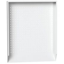 Painel Perfurado Verso Atril 800W Cinzento - 1000x800x28mm - 93% Reciclado - Bott