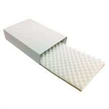 25 Unidades de Caixas revestidas de expedição - Interior espuma - Branco