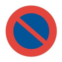 Novap - Painel redondo de proib. De estacionamento; diâm.: 300 mm,