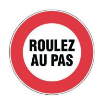 Novap - Painel redondo proib circular lentamente – ríg diâm 450 mm,