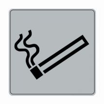 Pictograma em poliestireno ISO 7001 - Zona de fumadores