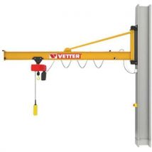 Grua de parede - Capacidade 1000 kg