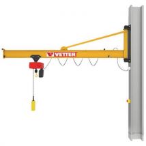 Grua de parede - Capacidade 1600 e 2000 kg