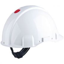 3M - Capacete Uvicator Sem Ventilação Branco - ABS, 54-62 cm, EPI, Proteção Confiável
