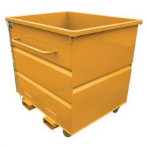 Contentor para carro de cabeça rotativa - Com rodízios - 500 a 2000 l