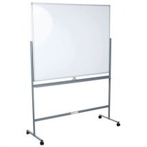 Quadro branco magnético envernizado, móvel e reversível