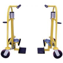 Transportadores-empilhadores geminados mecânicos - capacidade de 600 kg - Manutan