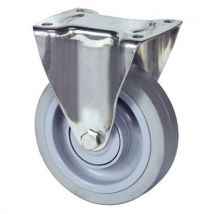 Rodízio fixo com placa - Capacidade de carga de 300 e 400 kg