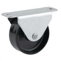 Rodízio fixo com placa - Capacidade de carga de 25 a 40 kg