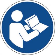 Painel de obrigação - Consultar o manual de instruções - autocolante