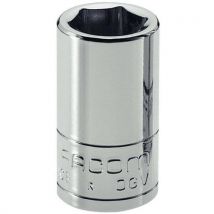 Chave de caixa métrica de 1/4- - 6 faces - Capacidade de 4 a 14 mm