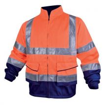 Blusão de trabalho de alta visibilidade - laranja